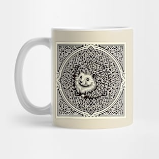 Hedgehog Celtic Mandala Mug